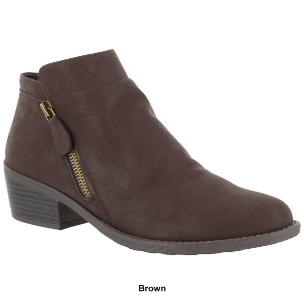 Womens Easy Street Gusto Suede Comfort Ankle Boots