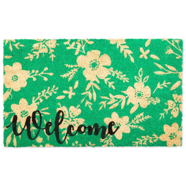 Design Imports Welcome Floral Doormat - image 