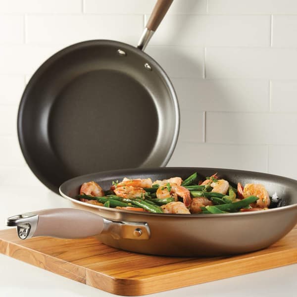 Anolon&#40;R&#41; Advanced Bronze Twin Pack Skillets
