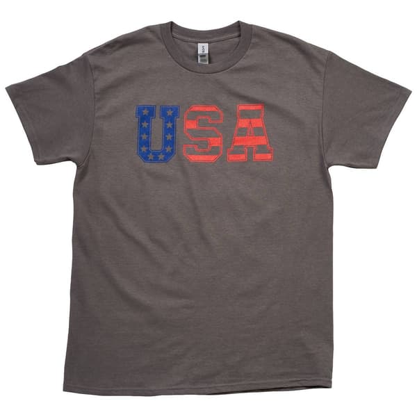 Mens Home of the Brave USA Short Sleeve Tee - image 