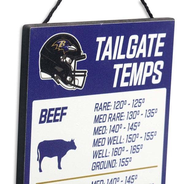 Open Road Ravens Tailgate Temps Wall Decor