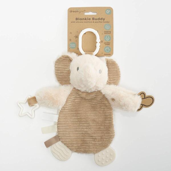 dreamgro&#40;tm&#41; Elephant Blankie Buddy Stroller Toy - image 