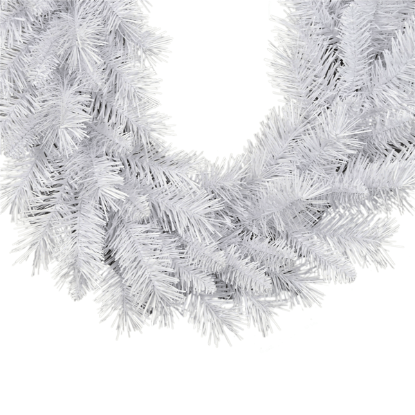 Puleo International 9ft. White Round Valley Pine Garland