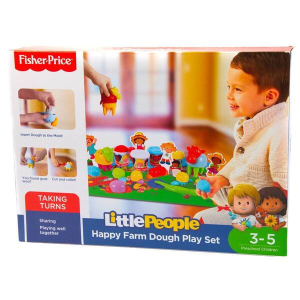 Little People Happy Farm Dough Playset - image 