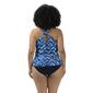 Plus Size Dolfin&#174; Aquashape Retreat Twist Back Tankini Swim Top - image 4