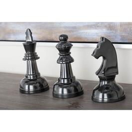 9th & Pike&#174; 3pc. Chess Piece Table Display