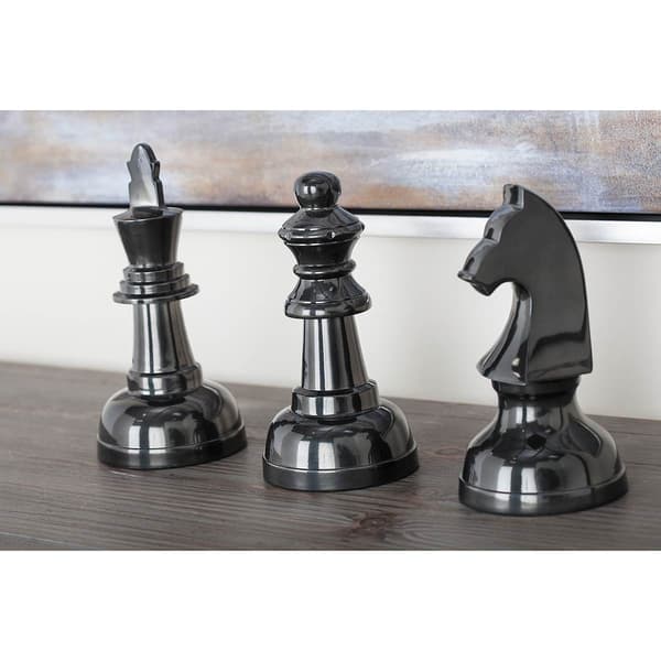 9th & Pike® 3pc. Chess Piece Table Display