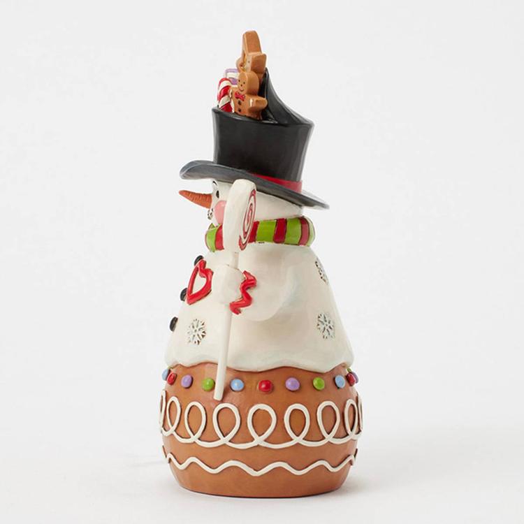 Jim Shore Gingerbread Snowman Christmas Figurine