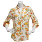 Juniors A. Byer Lemon Portofino Button Up Top - image 1