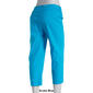 Womens Zac & Rachel Solid Pull On Crop Pants - image 2