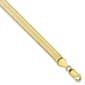 Unisex Gold Classics&#8482; 10kt. 5.5mm 8in. Herringbone Chain Bracelet - image 2