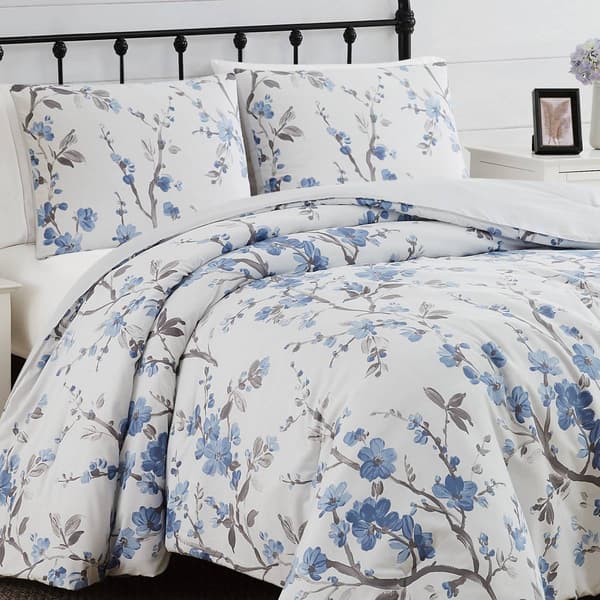 Cannon Kasumi Floral 3pc. Duvet Cover Set