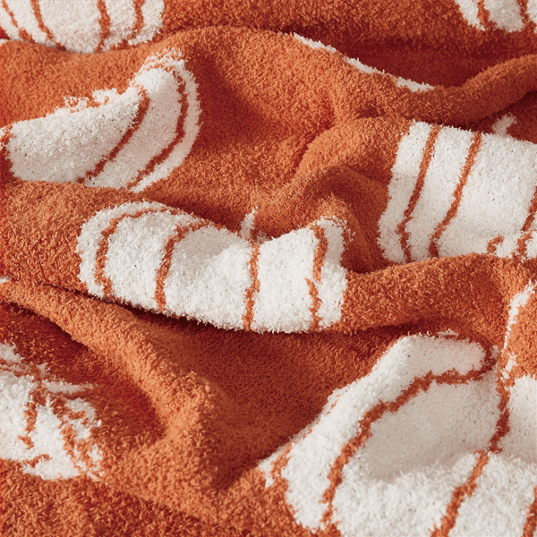 Truly Soft Cozy Pumpkins Reversible Throw Blanket