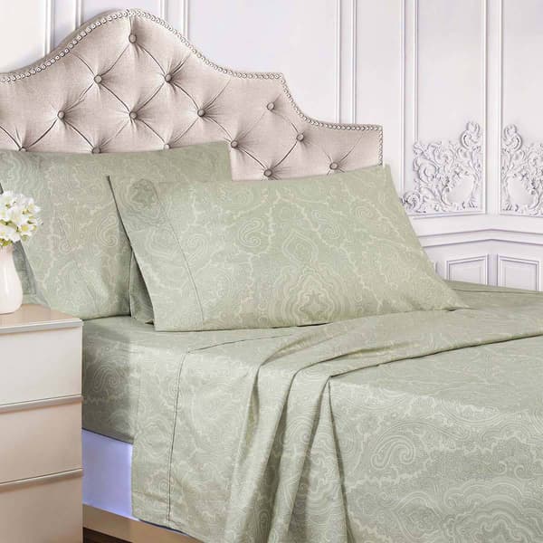 Superior Italian Paisley 600TC Cotton Blend Sheet Set - image 
