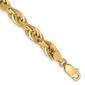 Mens Gold Classics&#40;tm&#41; 5.4mm. 14k Semi Solid Rope Chain Bracelet - image 1
