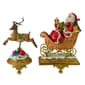 Northlight Santa & Reindeer Glittered Christmas Stocking Holders - image 1