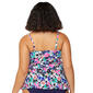 Plus Size Leilani Paradise Garden 3 Tiered Tankini Swim Top - image 2