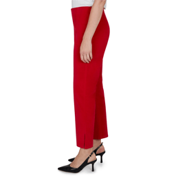 Womens Ruby Rd. Mysterious Romance Solid Pull On Pants