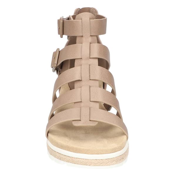 Womens Easy Street Simone Gladiator Platform Wedge Sandals