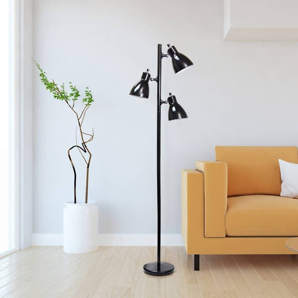 Creekwood Home Essentix 64in. Traditional 3-Light Floor Lamp