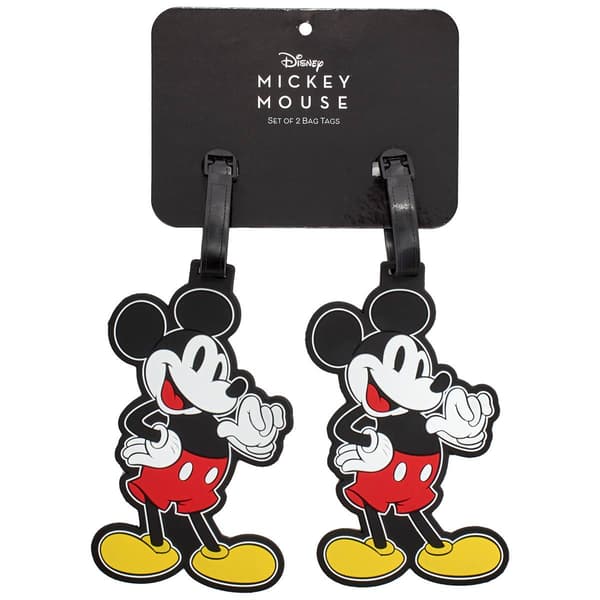 Disney 2pk. Mickey Mouse Luggage Tags - image 