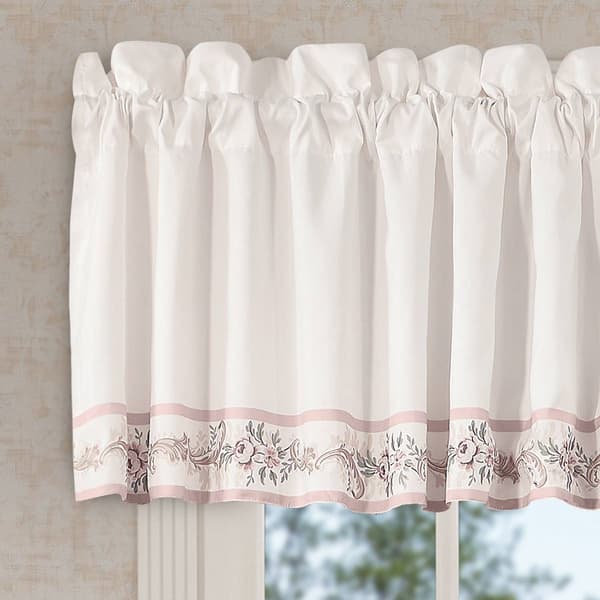 Royal Court Avant Garden Window Straight Valance - 88x18