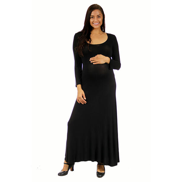 Plus Size 24/7 Comfort Apparel A-Line Maternity Dress - image 