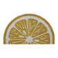VCNY Home Lemon Half-Circle Outdoor Coir Doormat - image 1