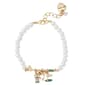 Betsey Johnson Golf Charm Pearl Strand Bracelet - image 1