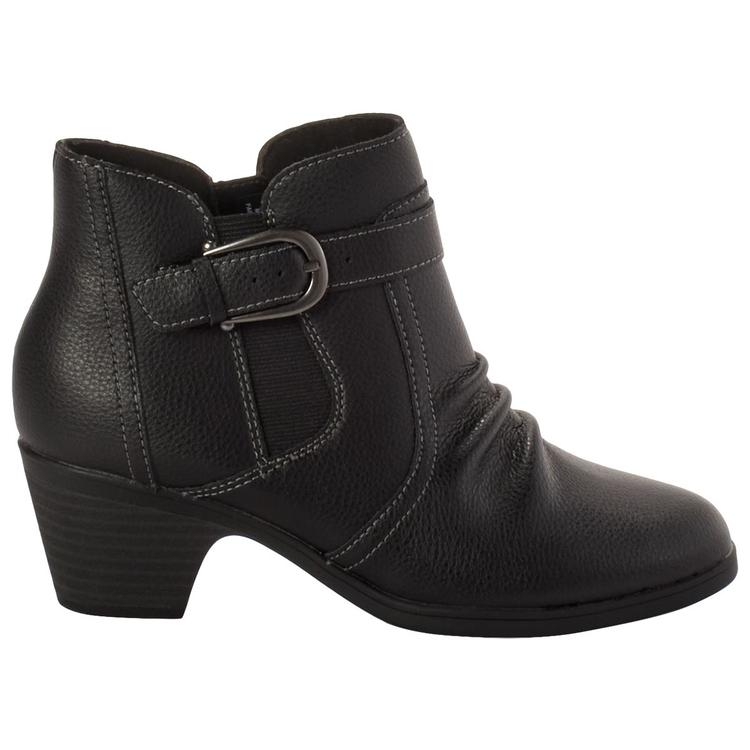 Womens Clarks Emily2 Opal Black Ankle Boots