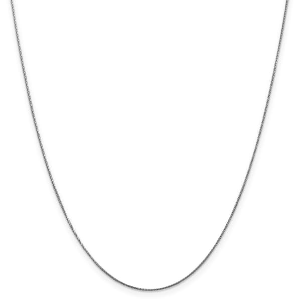 Gold Classics&#40;tm&#41; .65mm. White Diamond Cut Spiga Necklace - image 