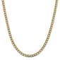 Mens Gold Classics&#40;tm&#41; 5.2mm. 14k Semi Solid Pave Curb Necklace - image 1