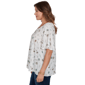 Plus Size Emaline Verde Grove II Tie Neck Floral Blouse - image 4