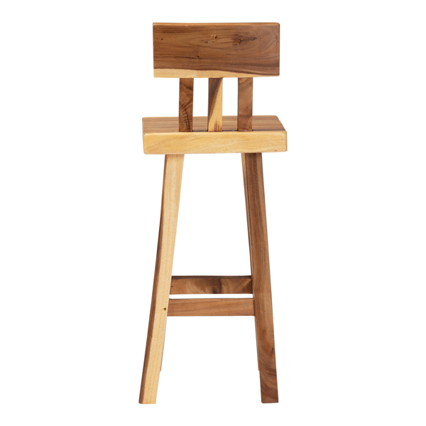bali & pari Luli Suar Wood Bar Stool