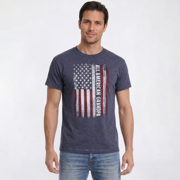 Mens All American Grandpa Graphic Tee - image 