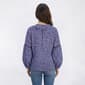 Womens LANDS’ END® Ruffle Neck Ditsy Floral Blouse - image 2
