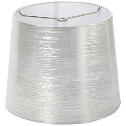 Fangio Lighting Silver Crinkle Hardback 16in. Drum Shade