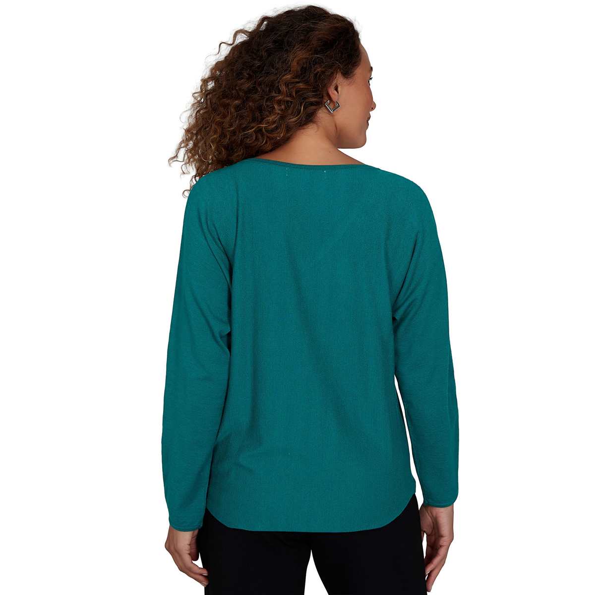 Womens Emaline Holiday Festivities Long Sleeve Embellished Blouse