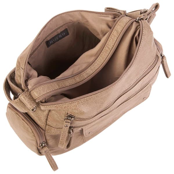 Bueno Croc Washed Hobo