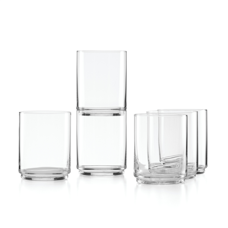 Lenox(R) Tuscany Classics Stackable Clear Tall Glasses - Set of 6