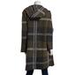 Womens Joseph A. Long Sleeve Oregon Plaid Hooded Coatigan - image 2