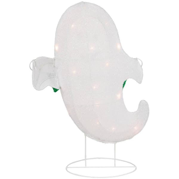Northlight Seasonal 25in. LED Ghost With 'Boo' Banner Yard Decor