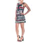 Womens 24/7 Comfort Apparel Abstract Sleeveless A-Line Dress - image 3