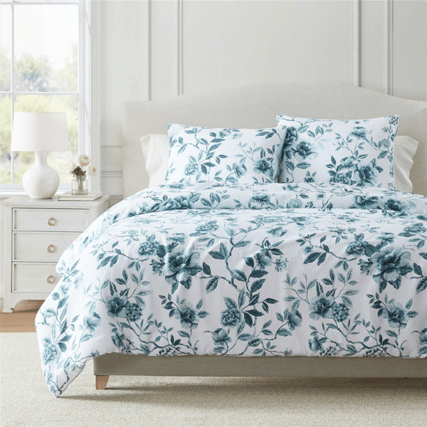 Martha Stewart Vivian Floral Reversible Comforter Set