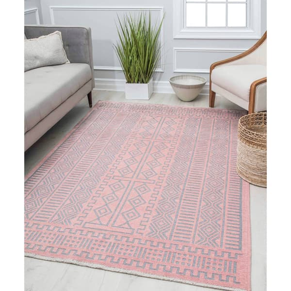 Rugs America&#8482; Khoi Faintly Folk Transitional Vintage Area Rug