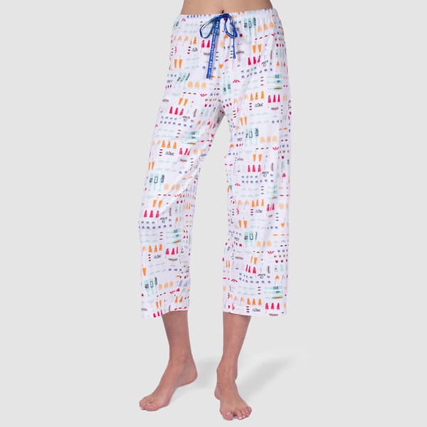 Womens HUE After Dinner Dwink Printed Capris - image 