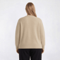 Plus Size Hasting & Smith Long Sleeve V-Neck Shaker Sweater - image 2