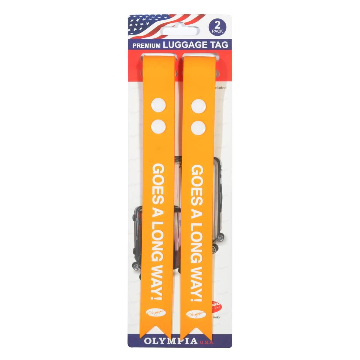 Olympia USA 2pc. Goes a Long Way Luggage Tag Set