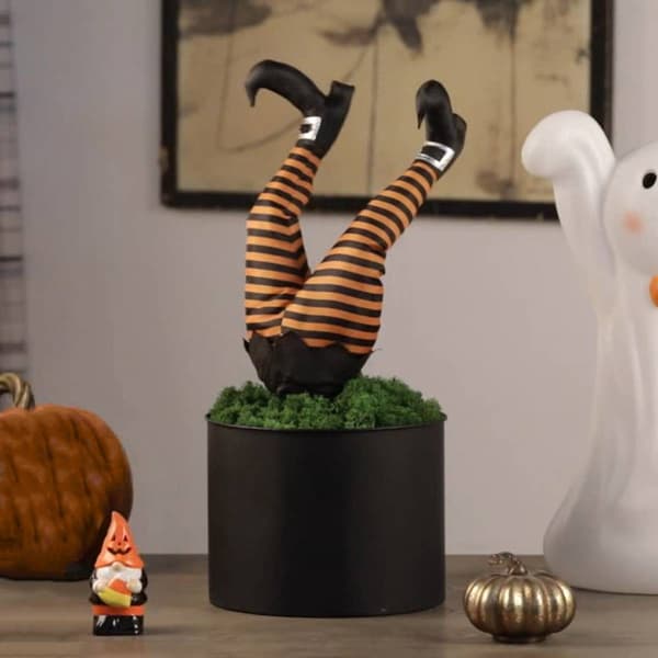 Mr. Halloween Animated Witch Kickers