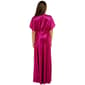 Womens MSK Short Sleeve Dolman Satin Maxi Dress - image 2